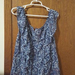 Blue and white Blouse